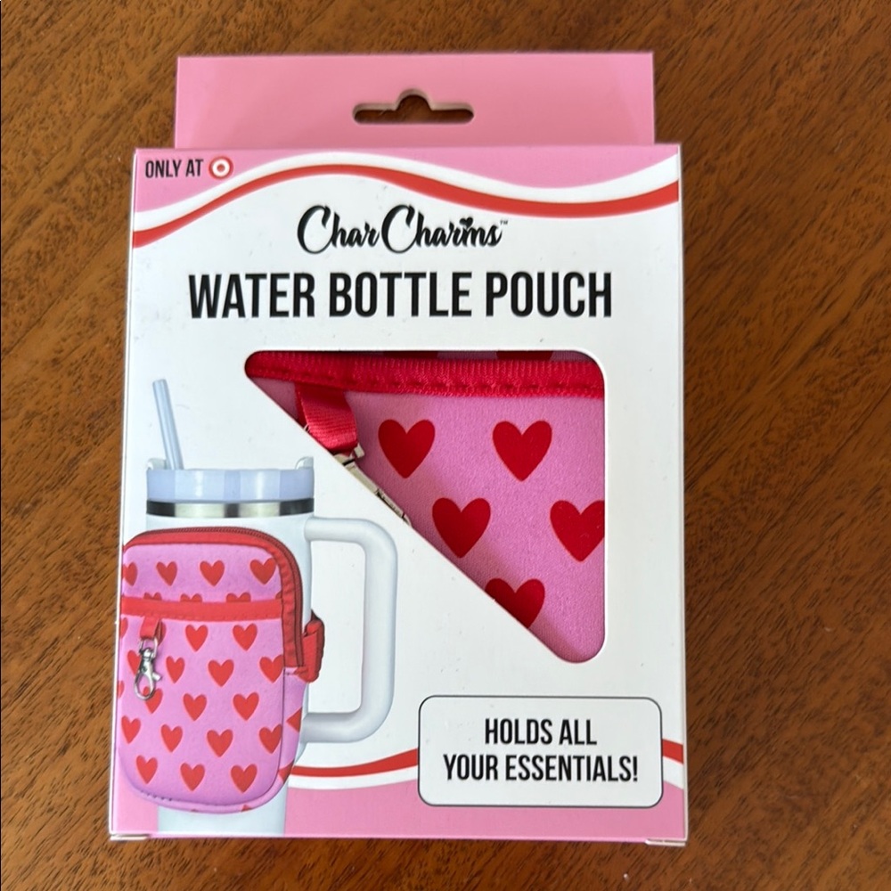Pink Heart Key & Card Holder